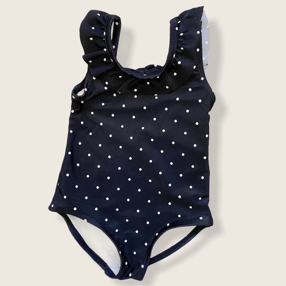 Carter’s 6M Polka Dot One Piece Baby Swimsuit - Picture 2 of 4